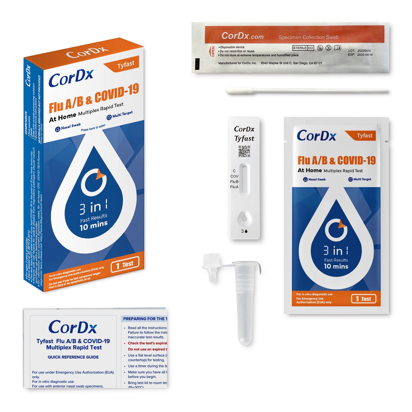 CorDx Covid & Flu Home Test